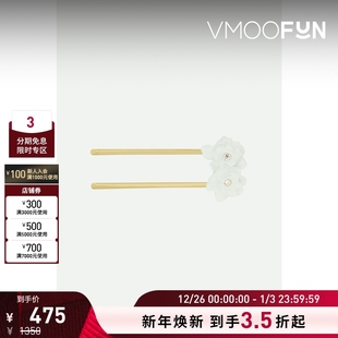 Nereides Les 女玻璃搪瓷镀金发簪 新年礼物