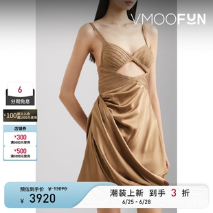 Herve Legerx Law Roach 春夏女真丝迷你连衣裙