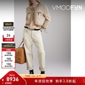 外套 女秋冬链条缀饰金属感羊毛混纺花呢短款 折扣 R13