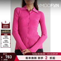 【折扣】THEORY 秋冬女士罗纹针织开襟衫