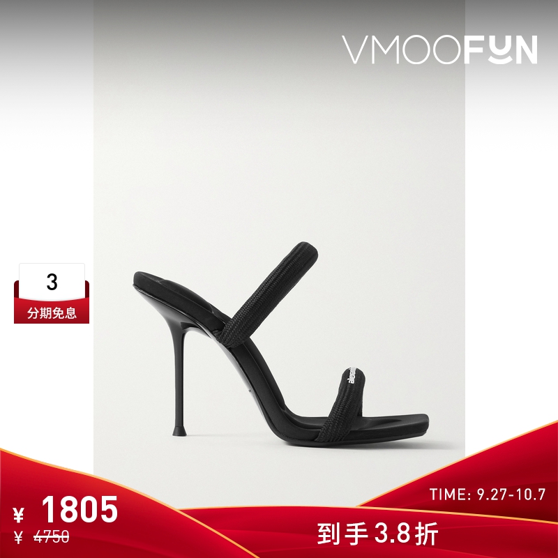 女士品牌标志印花织带穆勒鞋-品牌选错不上架-勿拍