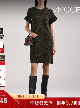 【折扣】YMC女士提花棉质混纺迷你连衣裙