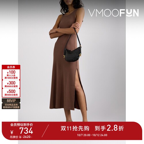 【D11抢先购】Citizens of Humanity 春夏女弹力露肩中长连衣裙