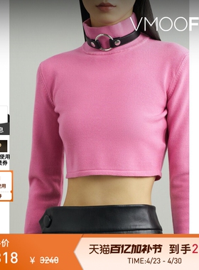 【季末折扣】1017 ALYX 9SM 秋冬女别致带缀饰针织高领长袖T恤