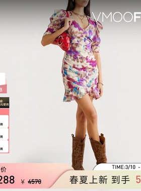 Isabel Marant Etoile 女多巴胺印花礼服碎花连衣裙