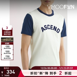 Bonner春夏男女同款 Wales 品牌标志刺绣棉质T恤 折扣