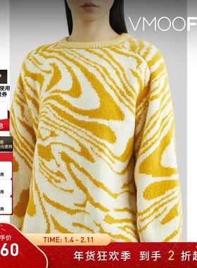 【折扣】TOGA 女秋冬提花针织毛衣