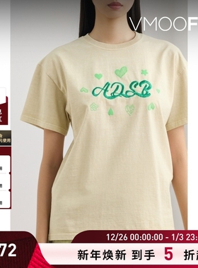 【折扣】ANDERSSON BELL春夏女士刺绣印花棉质平纹布T恤