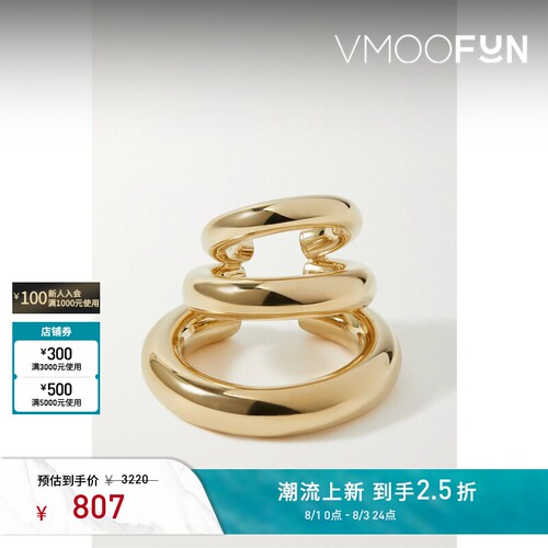 【礼物】JENNIFER FISHER女镀金时尚简约款耳骨夹（单只）