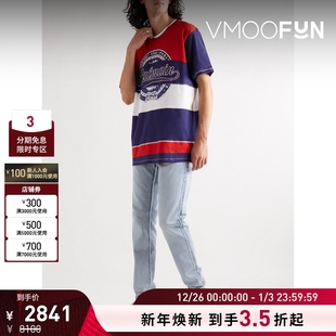 男中腰修身 BALMAIN 仿旧牛仔裤 折扣