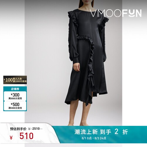 REMAIN BIRGER CHRISTENSEN春夏女士连衣裙小黑裙