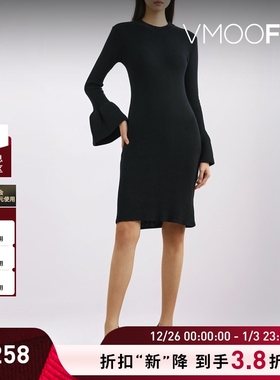 【折扣】Marques' Almeida 女士罗纹针织棉质迷你连衣裙