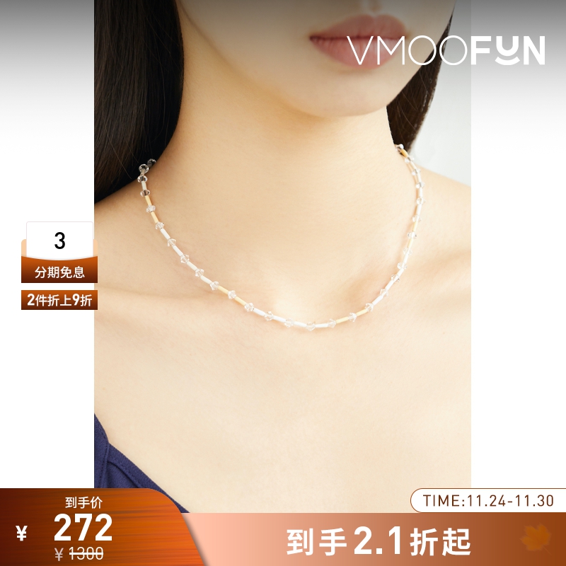 【折扣】Roxanne Assoulin 女玻璃糖果色搪瓷项链