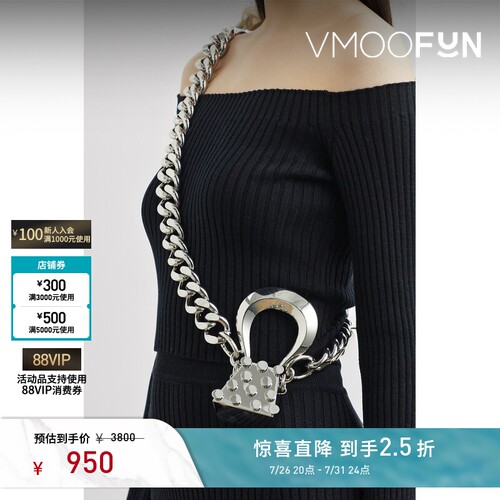 【夏季特惠】YVMIN/尤目 女镀金单肩包