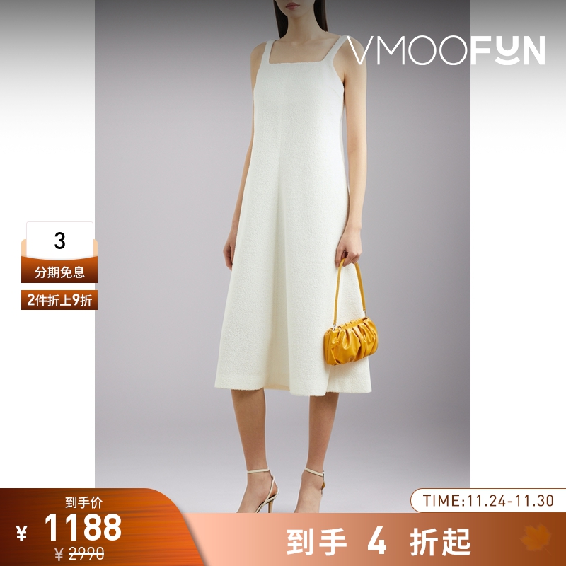 【折扣】LE 17 SEPTEMBRE女士棉质毛巾布中长连衣裙