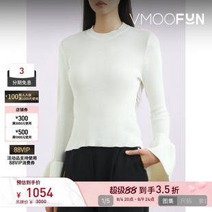 【反季特惠】Marques' Almeida 女秋冬棉质修身上衣针织衫毛衣