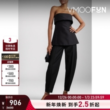 【折扣】TOTEME女士绵羊毛混纺梭织直筒裤长裤