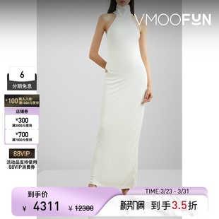 Zeynep 早春女挖剪平纹布连衣裙小白裙 Arcay