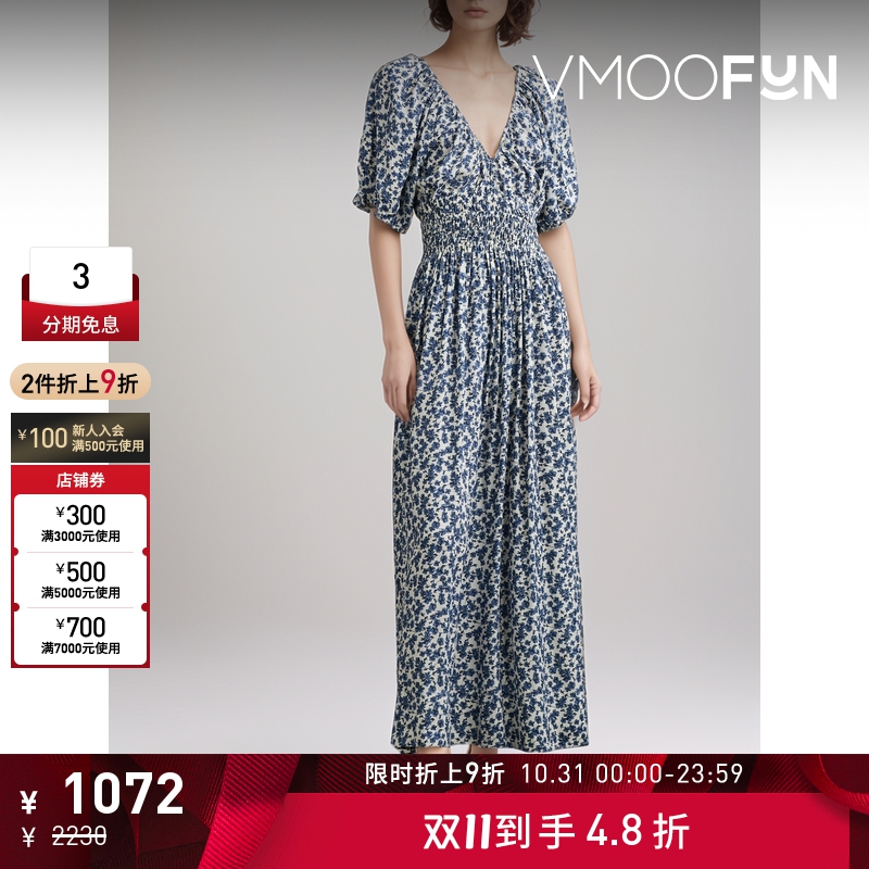 【折扣】Faithfull The Brand 女花卉印花海岛度假连衣裙