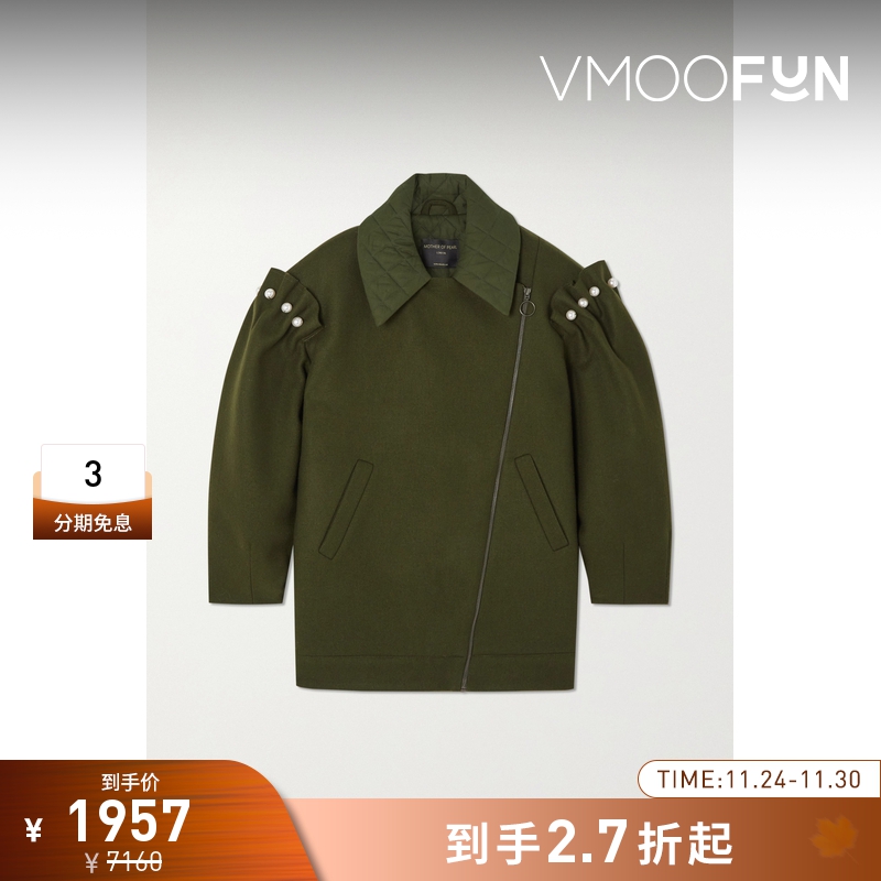【折扣】Mother of Pearl 冬季女珍珠棉质外套
