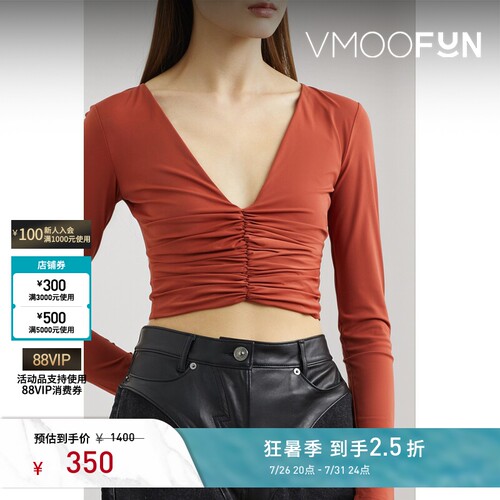 Alix NYC 春夏女弹力短上衣打底衫