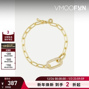 KENNETH JAY 女镀金方晶锆石手链 LANE 新年礼物