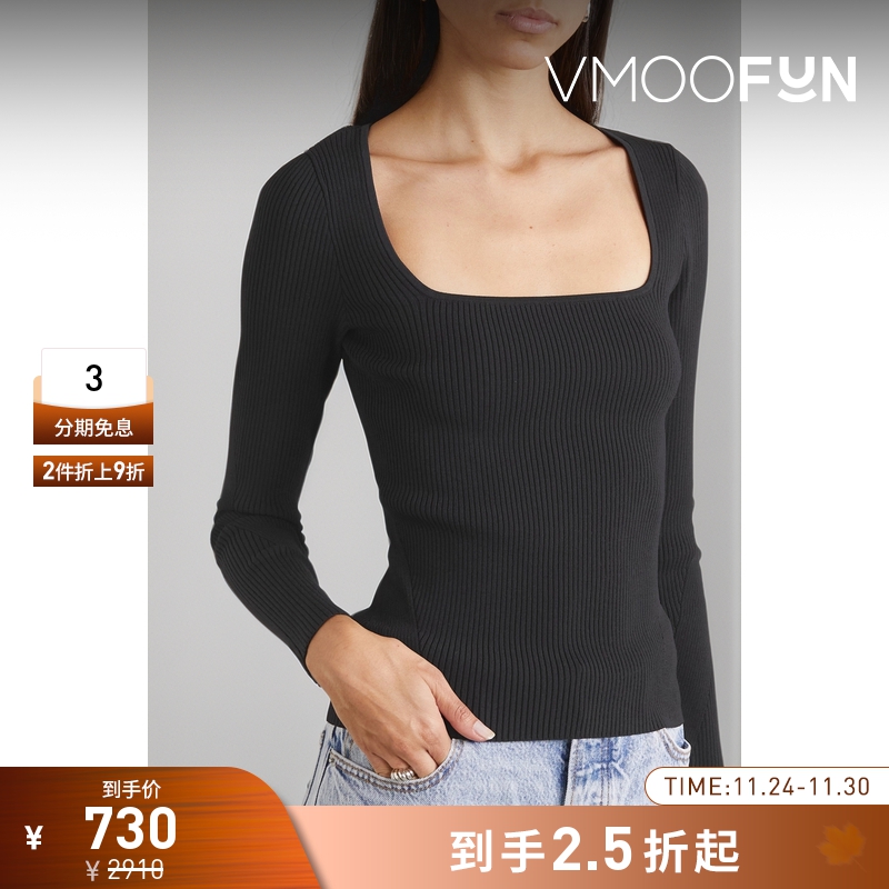 【折扣再降】Rag＆Bone女罗纹毛衣内搭打底衫