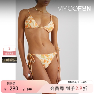 PEONY 春夏女印花弹力比基尼三角裤 秒杀