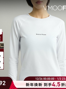 【折扣】DISTRICT VISION春夏女士印花弹力平纹布长袖T恤