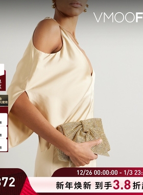 【新年礼物】Loeffler Randall 女蝴蝶结罗缎手拿包