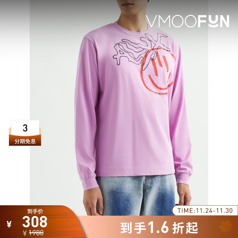 【折扣】1017 Alyx9Sm 春夏男印花纯棉长袖T恤