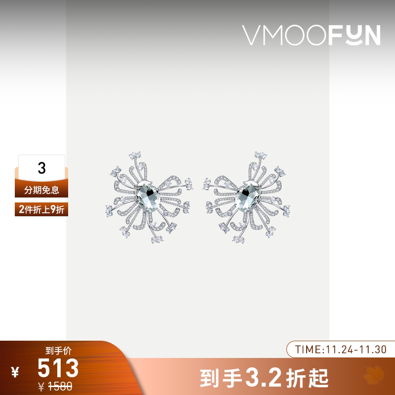 【折扣】Midnight Opera House 女水晶耳环