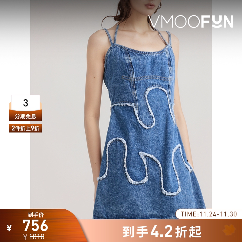 【折扣】Andersson Bell x Levi's联名款 女牛仔迷你连衣裙