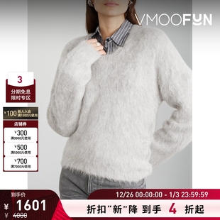 秋冬女拉绒羊驼毛混纺毛衣 TOTEME 折扣再降