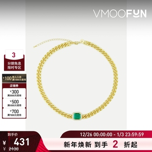 Kenneth Jay 女士金色黄铜镀14K金项链 Lane 新年礼物