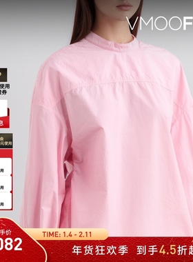 【折扣】YMC Rush女士俏皮蓬松褶饰棉质府绸女衫