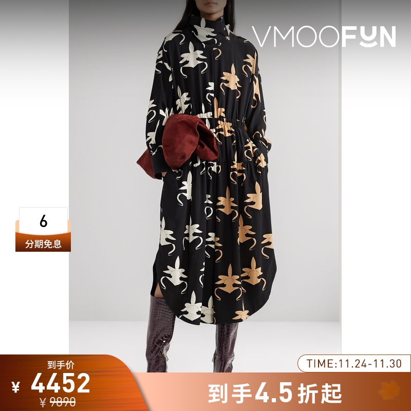 【折扣】TIBI女亮面仿鳄鱼纹皮革及膝长靴