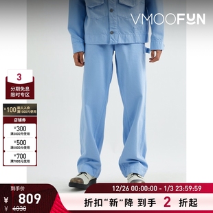 OBJECTS LIFE男印花中腰直筒牛仔裤 折扣再降