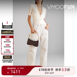 【618狂欢】Jacquemus 夏季女罗纹针织连体紧身衣