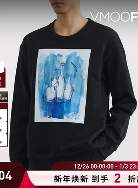 【折扣】SEAN SUEN  男印花棉质卫衣