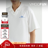 男士 刺绣拼接棉质府绸平纹布Polo衫 CHEN WANG 折扣 FENG