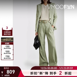 Beard女配腰带亚麻天丝混纺阔腿 Veronica 折扣再降