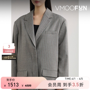 REMAIN 末折扣 季 外套 Christensen 秋冬女条纹面料西装 Birger