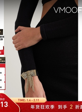 【折扣】Rosantica 女金色蝴蝶结造型手镯