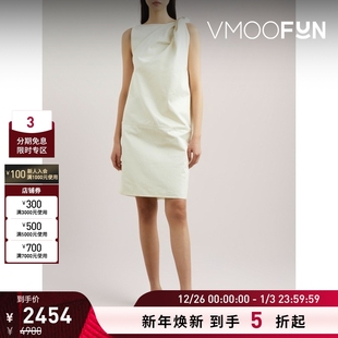 女解构棉麻混纺连衣裙 TOTEME夏季 折扣