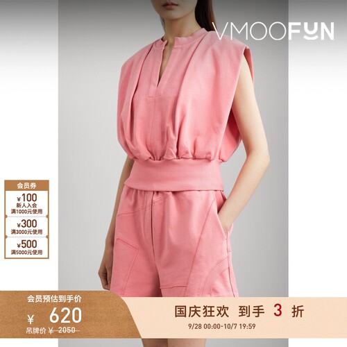 【折扣】3.1 Phillip Lim 夏女V领无袖棉质上衣