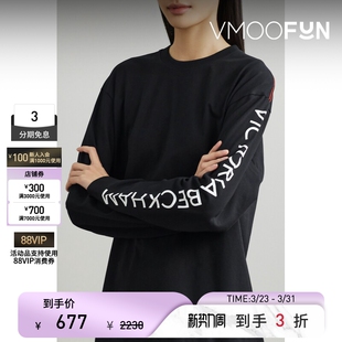 T恤 春夏女印花纯棉平纹布长袖 Victoria Beckham