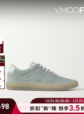 【折扣】COMMON PROJECTS女士皮革边饰绒面革运动鞋