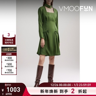 Lim Phillip 3.1 系带细节挖剪平纹布迷你连衣裙 折扣