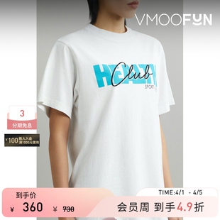 Sporty Rich春夏女士印花棉质平纹布T恤